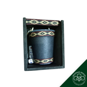 Juego de Generala Artesanal con Guarda Pampa y Estuche de Madera