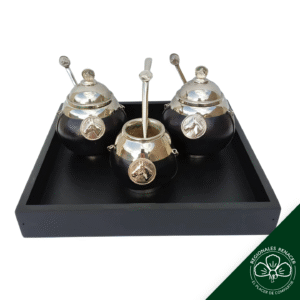 Set de Vianda de Alpaca con Dijes