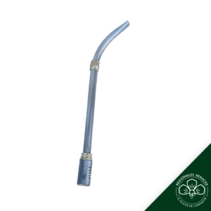 Bombilla curva con tambor de acero inoxidable