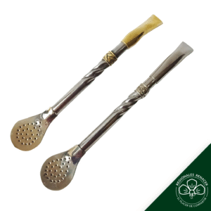 Bombillón de caño cincelado - Disponible con o sin virola - Con 1 virola