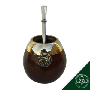 Mate Mini de Alpaca con bombilla