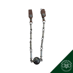 Llavero - Cuenta ganado de alpaca con aplique