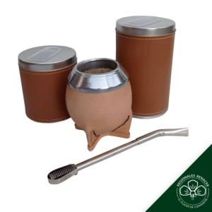 Set de Mate Torpedo 4 Piezas (Bordo / Negro / Marrón) - "Marrón"