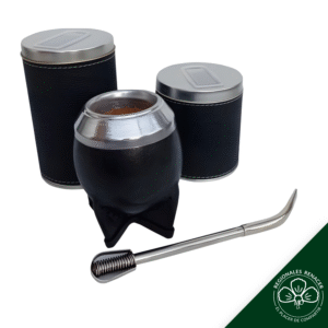 Set de Mate Torpedo 4 Piezas (Bordo / Negro / Marrón)