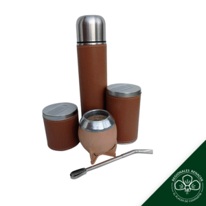 Set de Mate Torpedo 5 Piezas (Bordo / Negro / Marrón) - "Marrón"