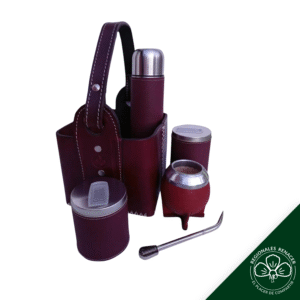 Set de Mate Torpedo 6 Piezas (Bordo / Negro / Marrón)