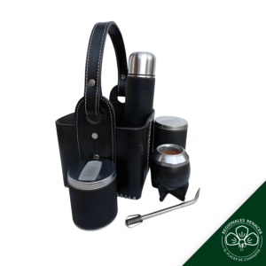Set de Mate Torpedo 6 Piezas (Bordo / Negro / Marrón) - "Negro"