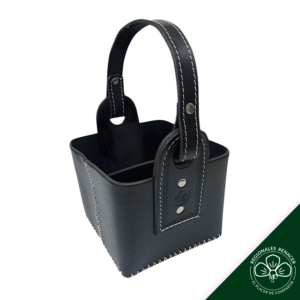 Canasta de Cuero (Bordo / Negro / Marrón)