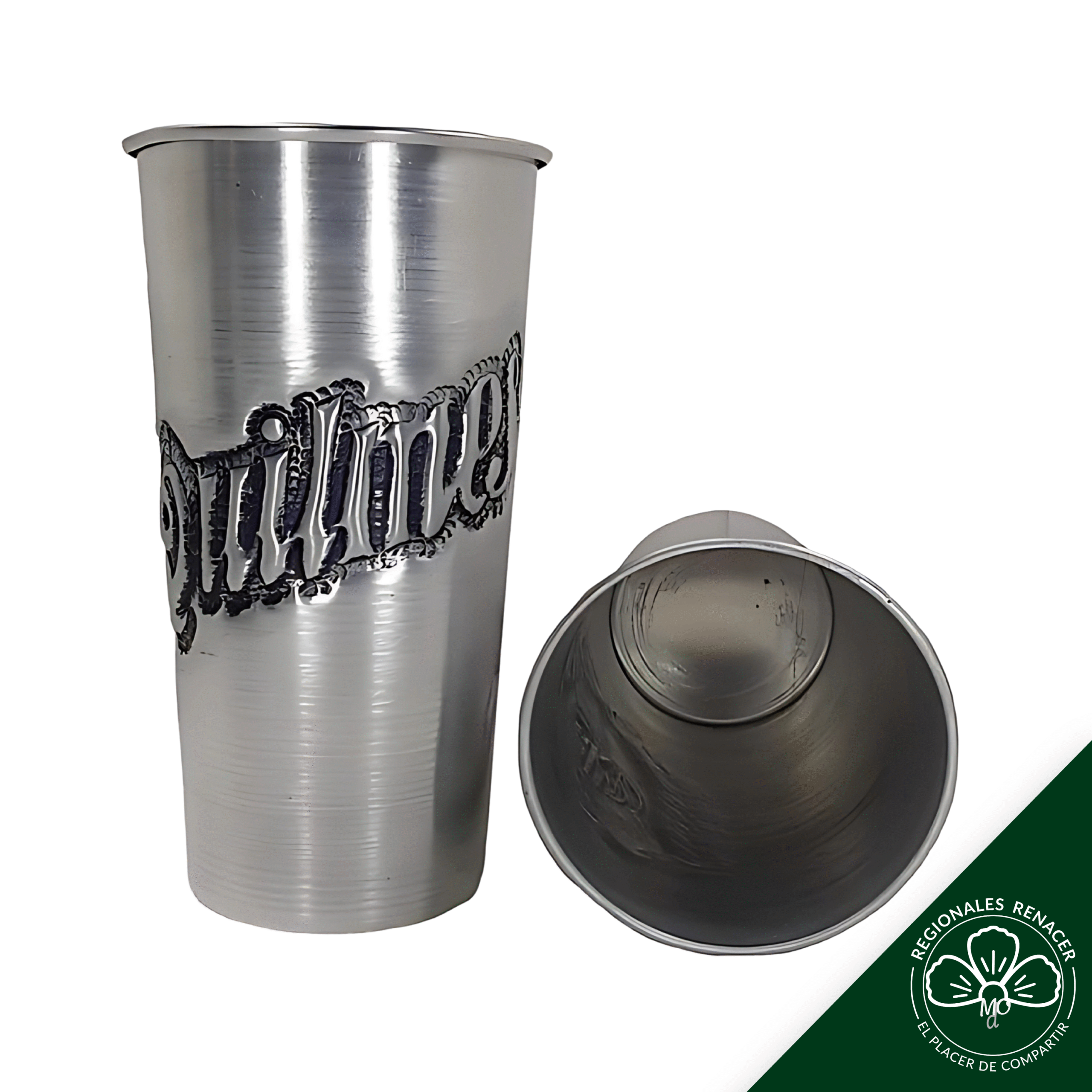 Vaso de Aluminio Cincelado de 1 litro - QUILMES